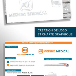 creation logo medibo medical